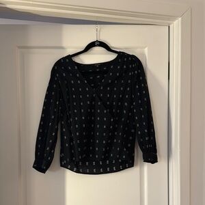 Madewell XS Wrap Top